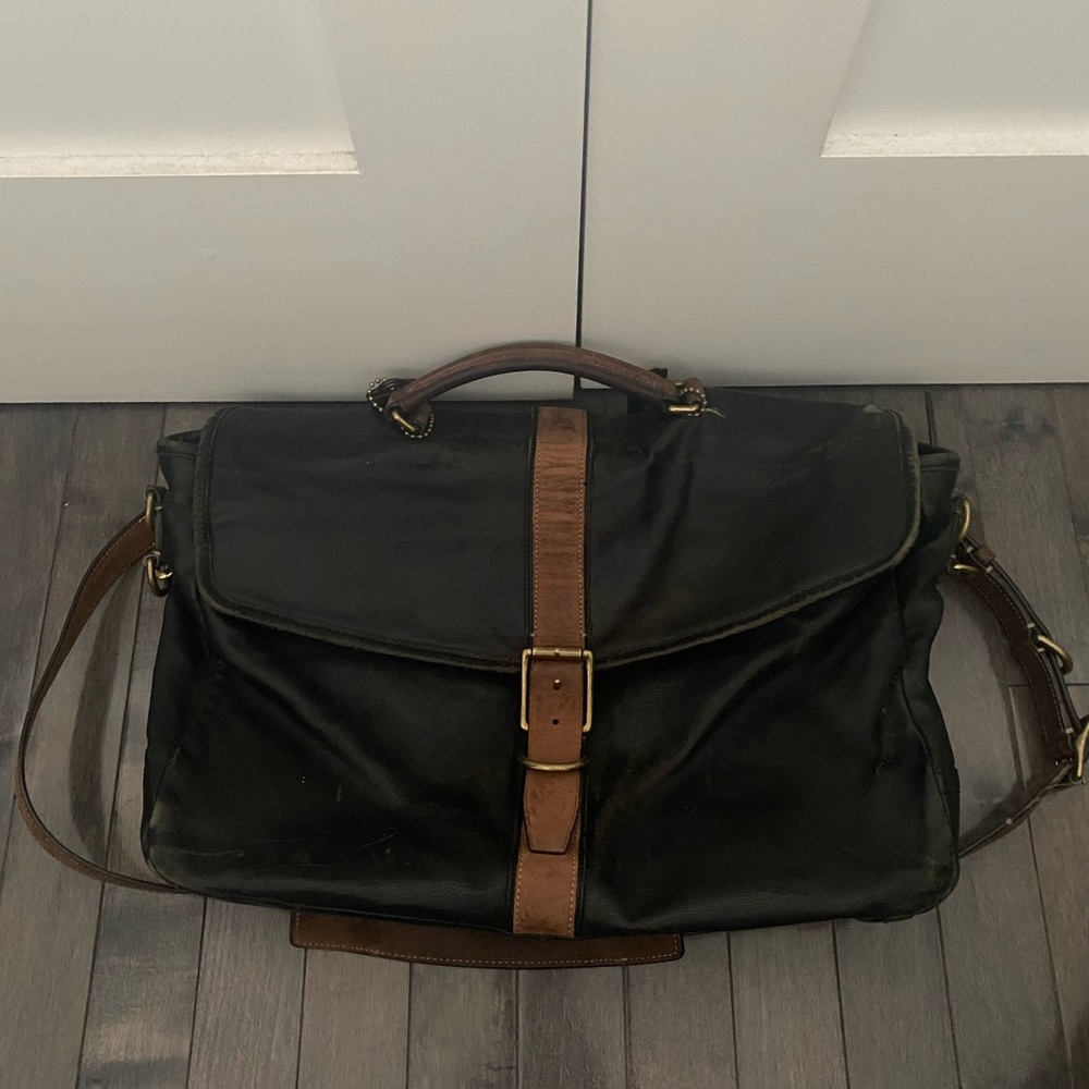 COACH black leather bag